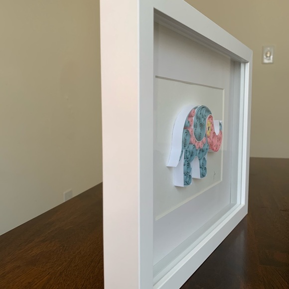 Quilling. Baby Elephant (Handmade) - Picture 4 of 5